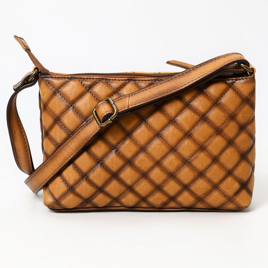 American Darling Crossbody Full Grain Genuine Western Leather Women Bag | Handbag Purse for Cute