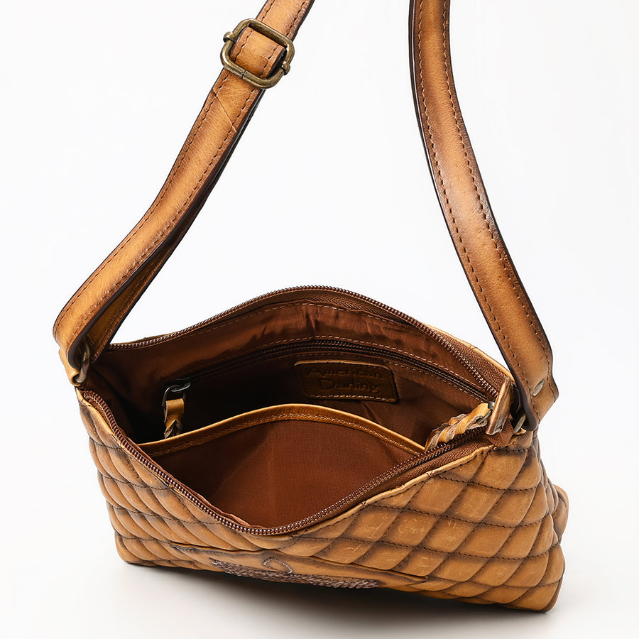 American Darling Crossbody Full Grain Genuine Western Leather Women Bag | Handbag Purse for Cute