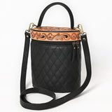 American Darling Jewelry Case Hand Tooled Genuine Leather Women Handbag | Women's Western Handbags Bag for