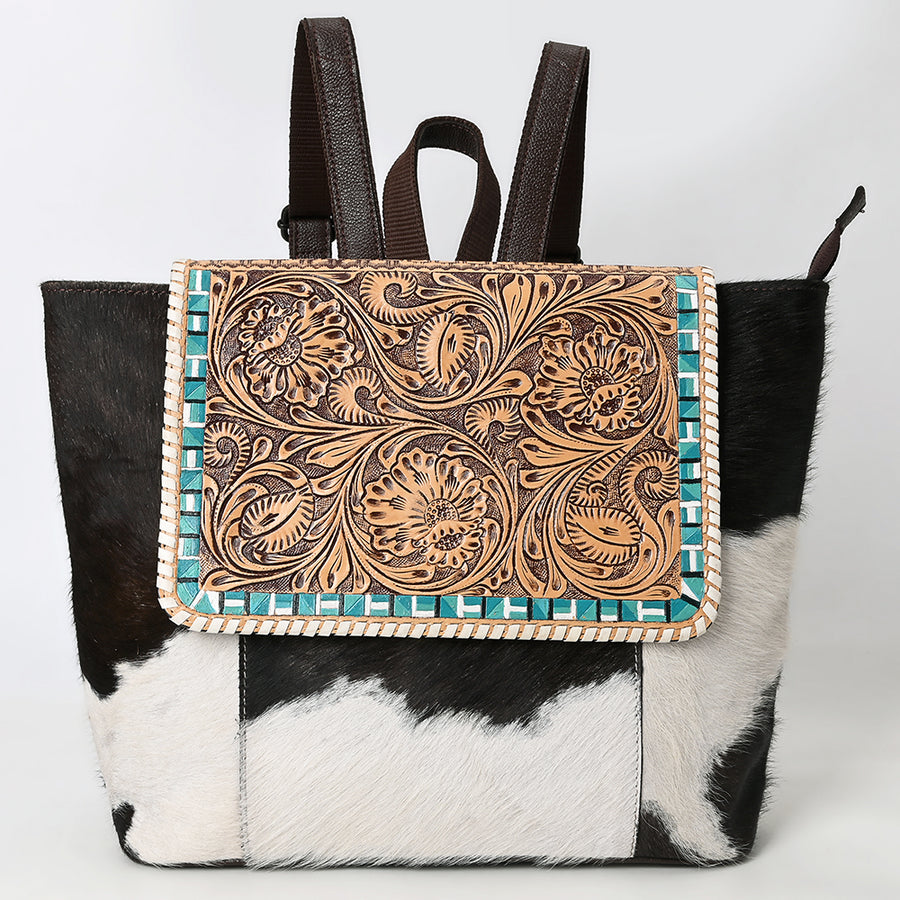 OHLAY Backpack Genuine Leather women bag western SKBZ172