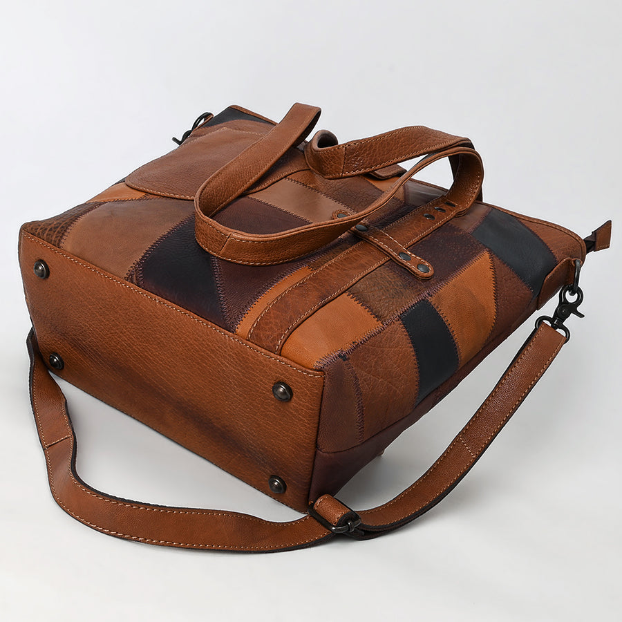 OHLAY Tote Genuine Leather women bag western SKBZ174