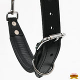 Guide Dog Harness Hilason Black Padded Genuine Leather