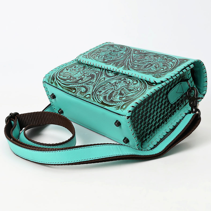 American Darling Crossbody Beautifully Hand Tooled Genuine Leather Western Women Bag Handbag Purse