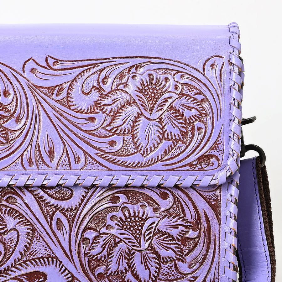 American Darling Crossbody Beautifully Hand Tooled Genuine Leather Western Women Bag Handbag Purse