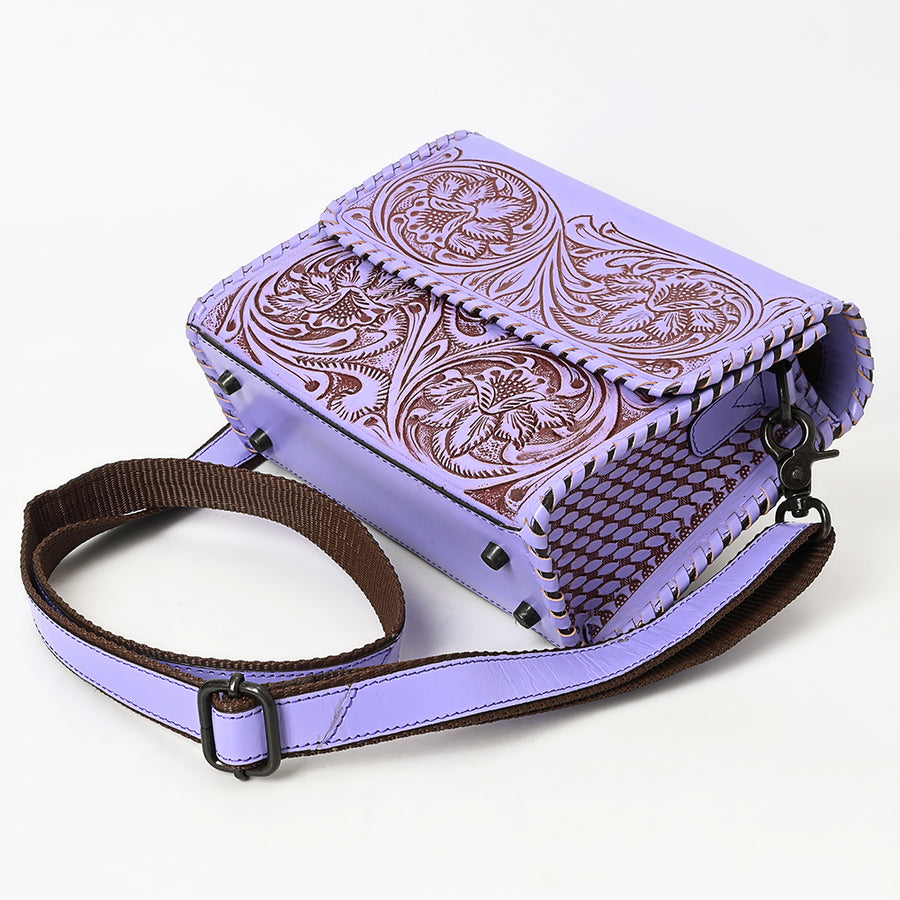 American Darling Crossbody Beautifully Hand Tooled Genuine Leather Western Women Bag Handbag Purse