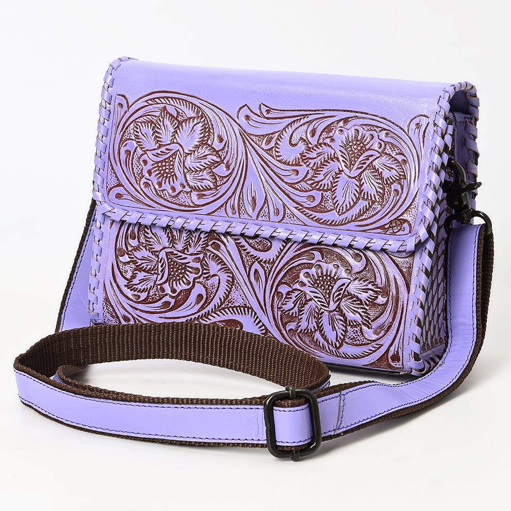 American Darling Crossbody Beautifully Hand Tooled Genuine Leather Western Women Bag Handbag Purse |