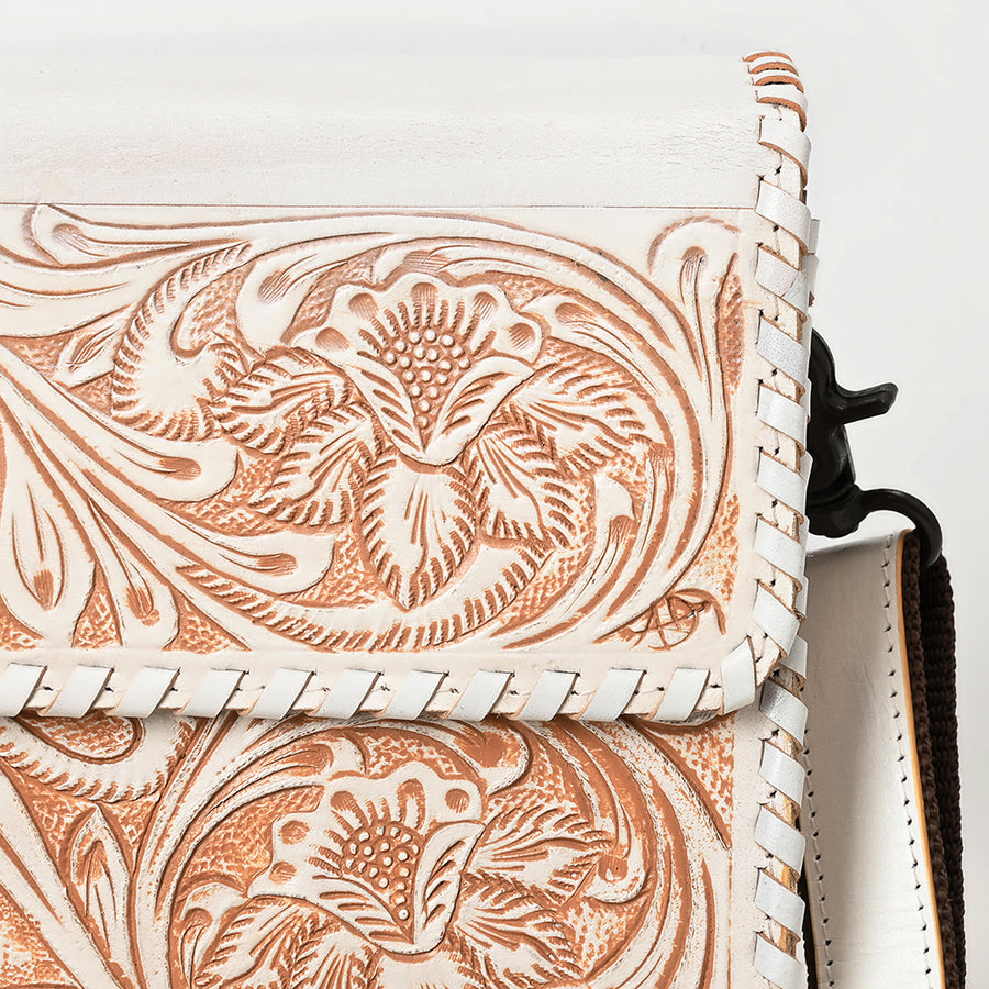 American Darling Crossbody Beautifully Hand Tooled Genuine Leather Western Women Bag Handbag Purse