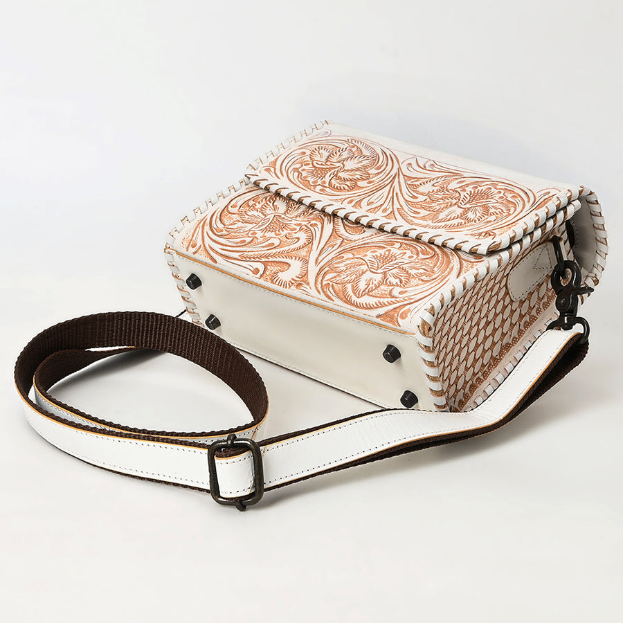 American Darling Crossbody Beautifully Hand Tooled Genuine Leather Western Women Bag Handbag Purse