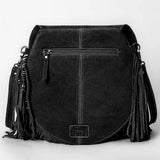 American Darling Crossbody Genuine Suede Leather women bag western handbag purse