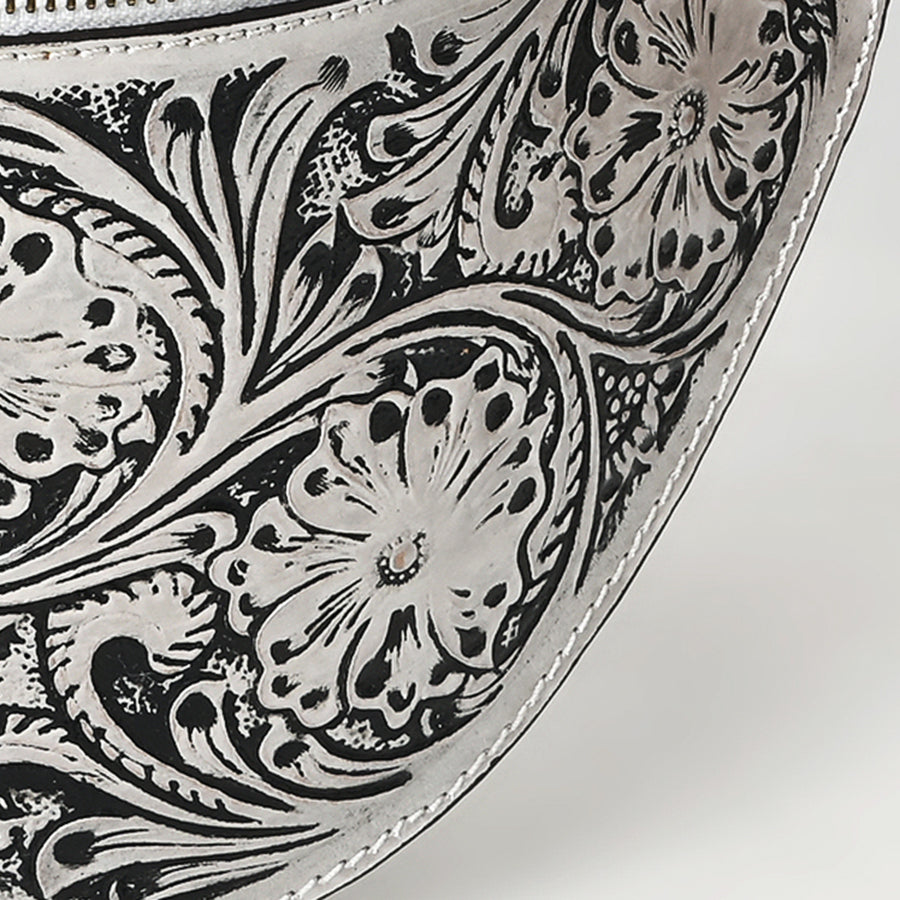 American Darling Fanny Pack Hand Tooled Genuine Western Leather Women Bag Handbag Purse