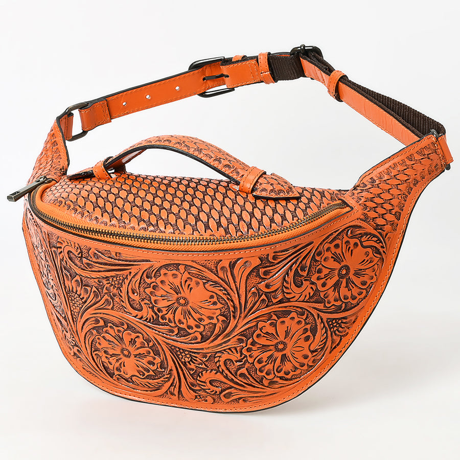 ADBGZ829 Fanny Pack Genuine Western Leather Women Bag - Uhorse