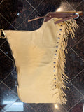 K Bar J Leather Company Cowboy Puncher Versality Vintage Riding Rodeo Chaps