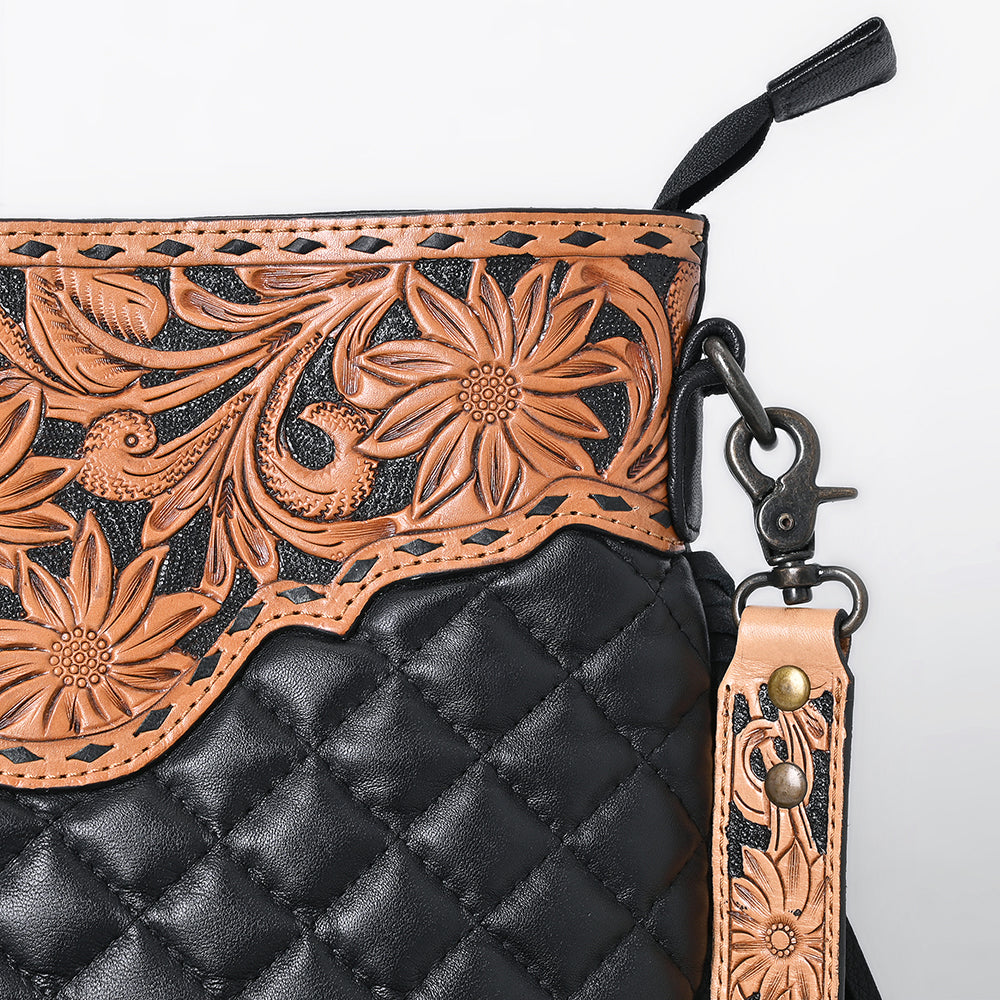 American Darling Crossbody Bucket Hand Tooled Genuine Western Leather Women Bag