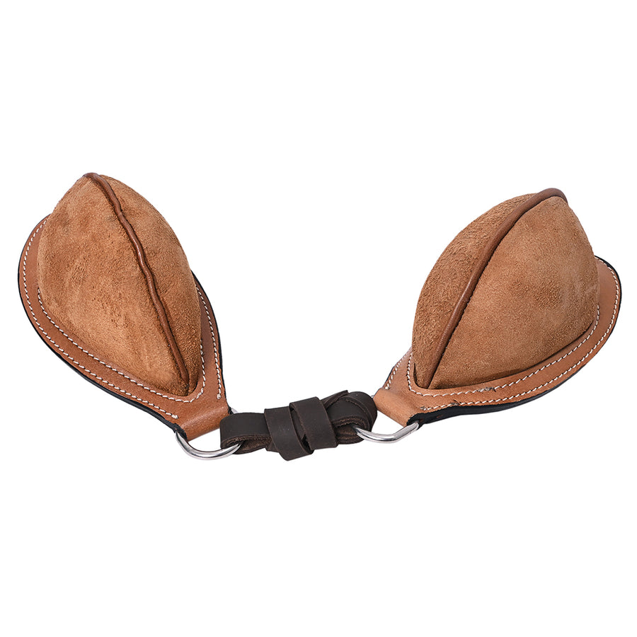 Hilason Horse Bucking Rolls Buck Roll Saddle Rodeo Roping Ranch Ride Tan - Uhorse