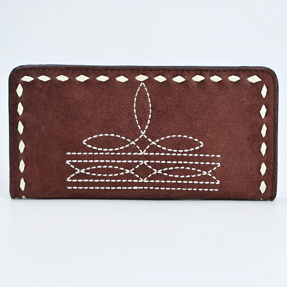 American Darling Western Genuine Leather Handbag Purse Wallet Bag For Women Girl