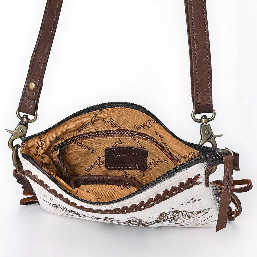 American Darling Cross Body Hair On Full Grain Genuine Leather Western Women Bag | Handbag Purse Bags for Cute