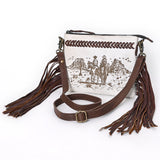 American Darling Cross Body Hair On Full Grain Genuine Leather Western Women Bag | Handbag Purse Bags for Cute