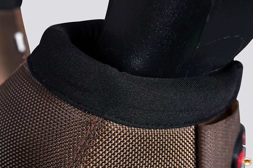 HILASON Ballistic Overreach Bell Boots for Horses Protective, Shock Absorbing, Durable & Comfortable Quick Wrap Hook Loop