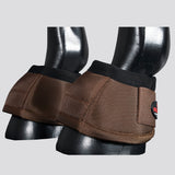HILASON Ballistic Overreach Bell Boots for Horses Protective, Shock Absorbing, Durable & Comfortable Quick Wrap Hook Loop
