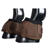 HILASON Ballistic Overreach Bell Boots for Horses Protective, Shock Absorbing, Durable & Comfortable Quick Wrap Hook Loop