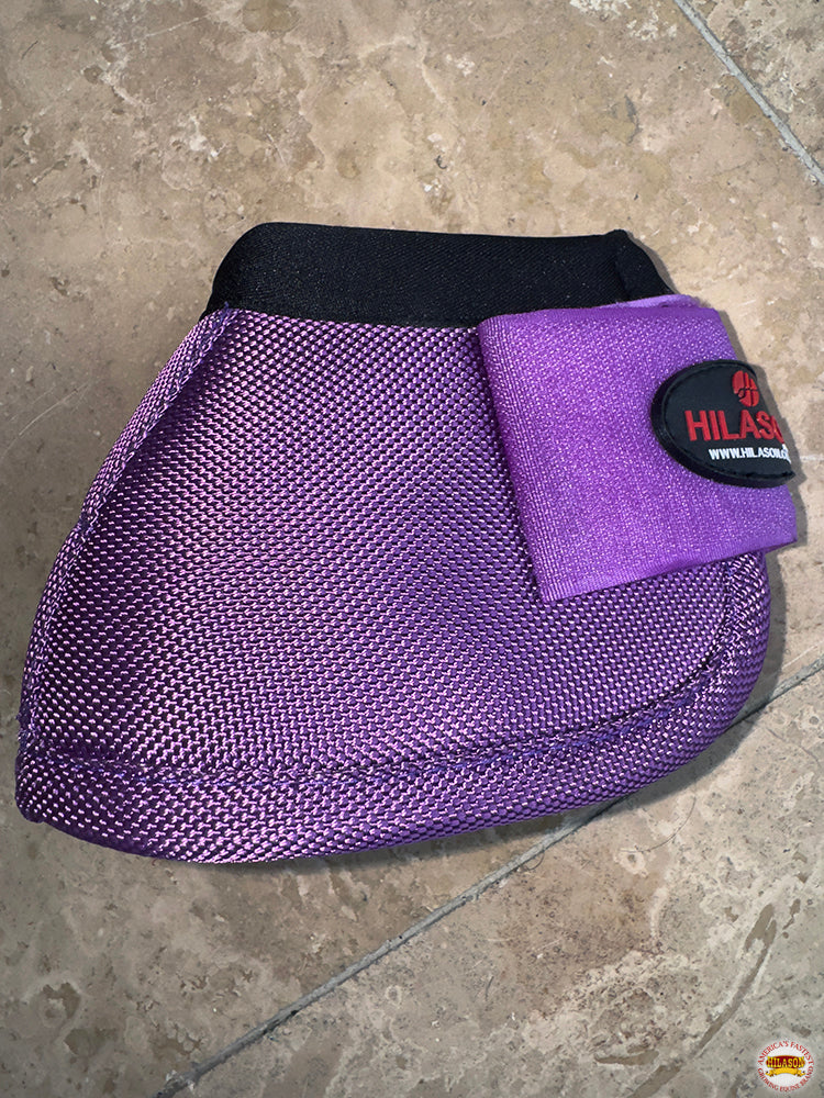 HILASON Ballistic Overreach Bell Boots for Horses Protective, Shock Absorbing, Durable & Comfortable Quick Wrap Hook Loop