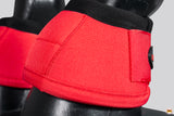 HILASON Ballistic Overreach Bell Boots for Horses Protective, Shock Absorbing, Durable & Comfortable Quick Wrap Hook Loop