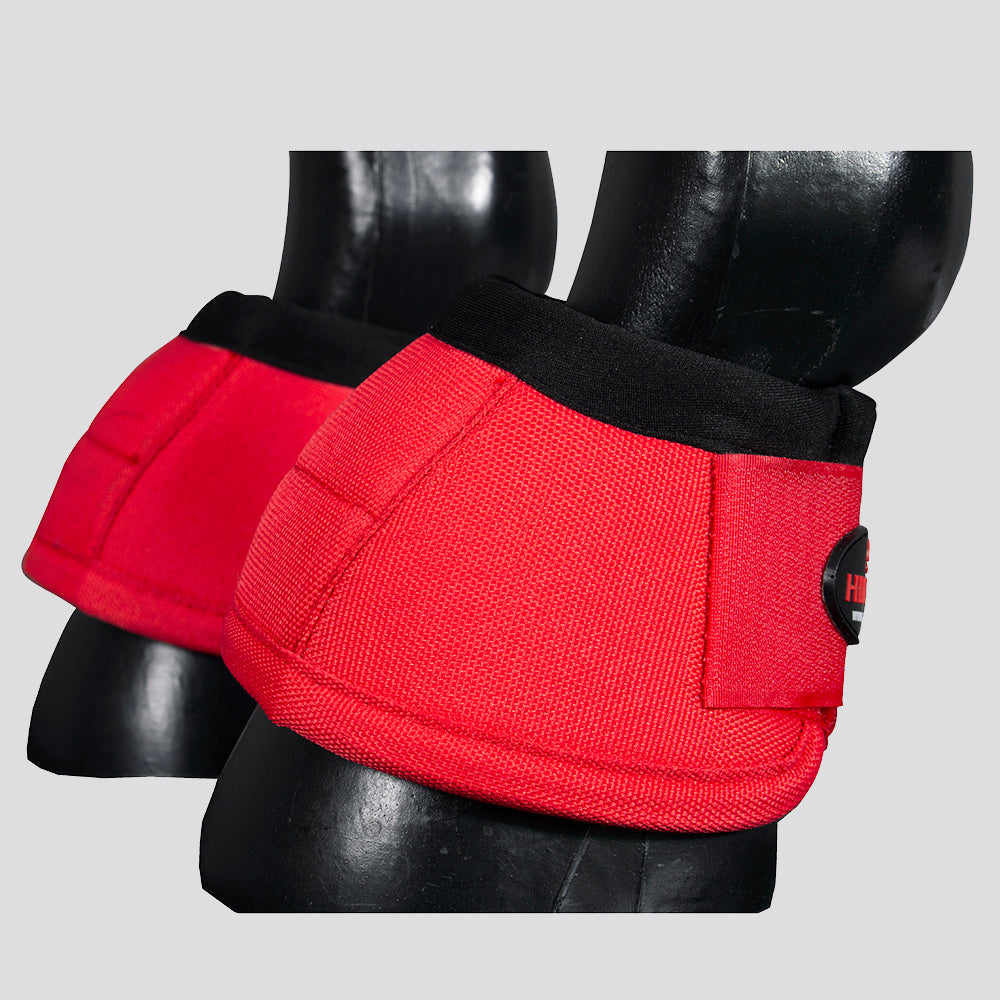 HILASON Ballistic Overreach Bell Boots for Horses Protective, Shock Absorbing, Durable & Comfortable Quick Wrap Hook Loop