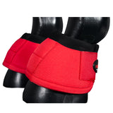 HILASON Ballistic Overreach Bell Boots for Horses Protective, Shock Absorbing, Durable & Comfortable Quick Wrap Hook Loop