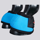 HILASON Ballistic Overreach Bell Boots for Horses Protective, Shock Absorbing, Durable & Comfortable Quick Wrap Hook Loop