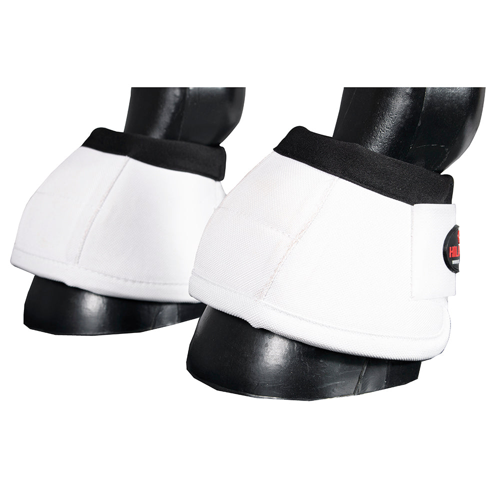 HILASON Ballistic Overreach Bell Boots for Horses Protective, Shock Absorbing, Durable & Comfortable Quick Wrap Hook Loop