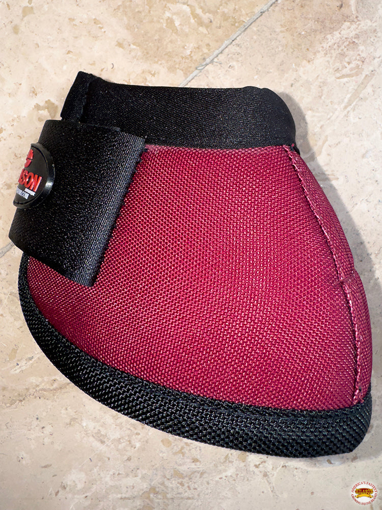 HILASON Ballistic Overreach Bell Boots for Horses Protective, Shock Absorbing, Durable & Comfortable Quick Wrap Hook Loop