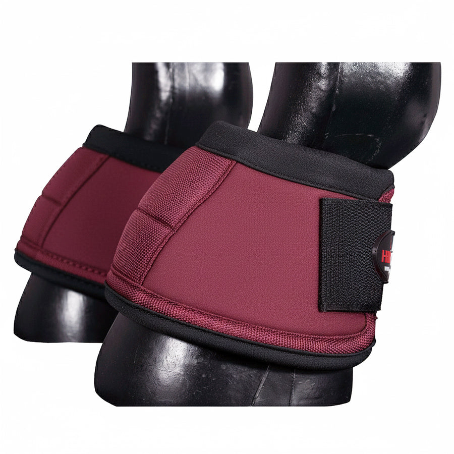 HILASON Ballistic Overreach Bell Boots for Horses Protective, Shock Absorbing, Durable and Comfortable Quick Wrap - Uhorse
