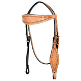 HILASON Western Horse Headstall Breast Collar Set Tack Genuine American Leather