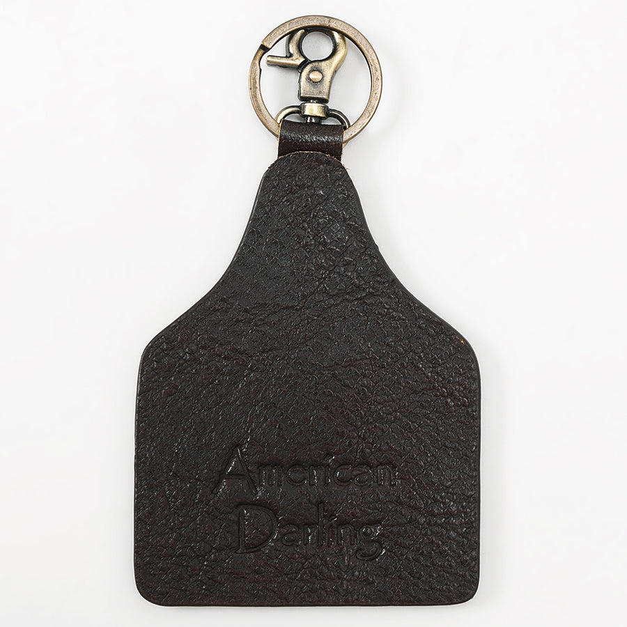American Darling ADKRM136 Hand Painted Genuine Leather Keyring Key chain