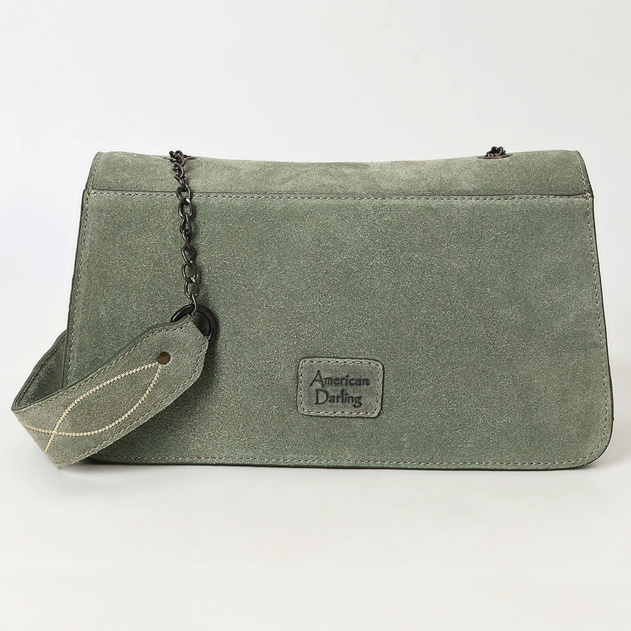 ADBGZX104A Genuine Suede Leather Western women bag
