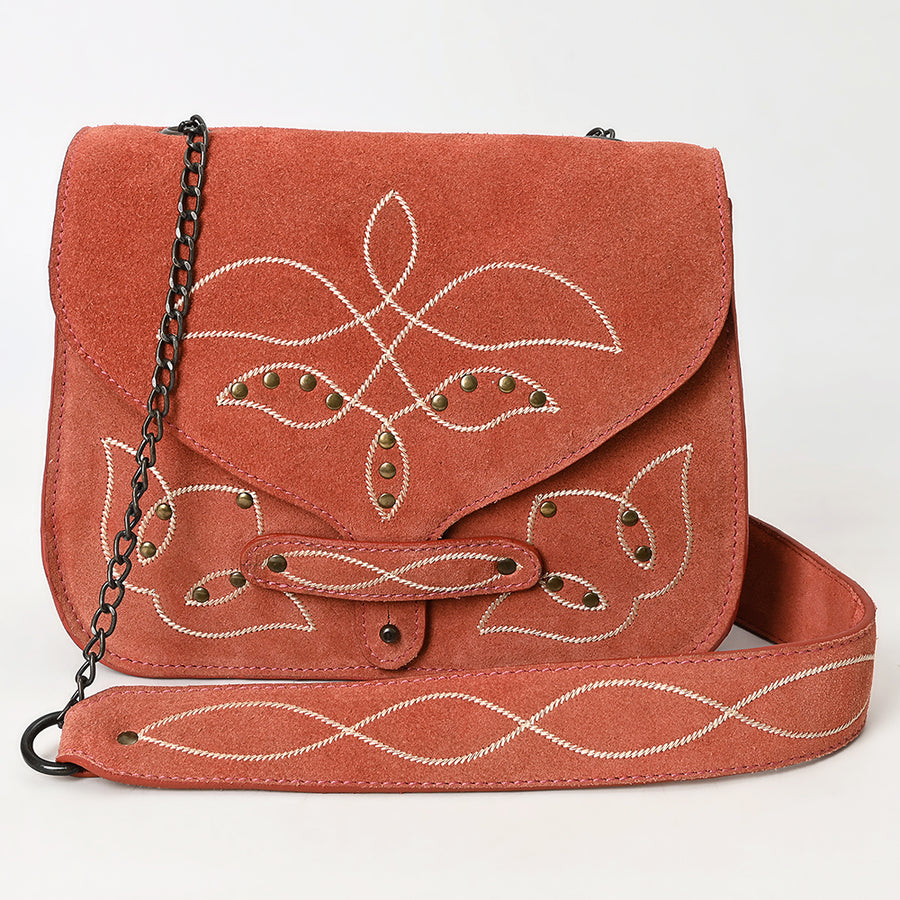 ADBGZX105C Genuine Suede Leather Western women bag