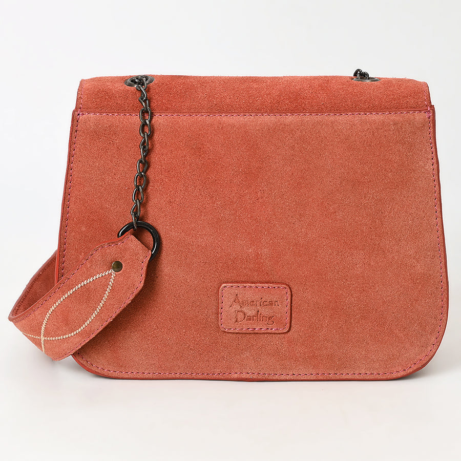 ADBGZX105C Genuine Suede Leather Western women bag