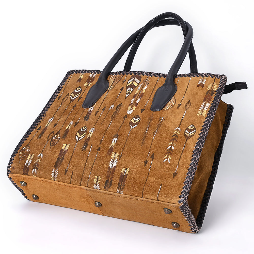 American Darling Tote Full Grain Genuine Western Leather Women Bag | Handbag Purse for Cute