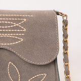 American Darling Suede Bag Genuine Leather Clutch