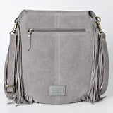 American Darling Crossbody Genuine Suede Leather Women's Bag Western Handbag Purse | Hand tooled