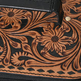 American Darling Jewelry Case Hand Tooled Genuine Leather Women Bag Western Handbag Purse|