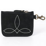 American Darling Coin Purse Hand Tooled Genuine Leather Women Bag Western Handbag |