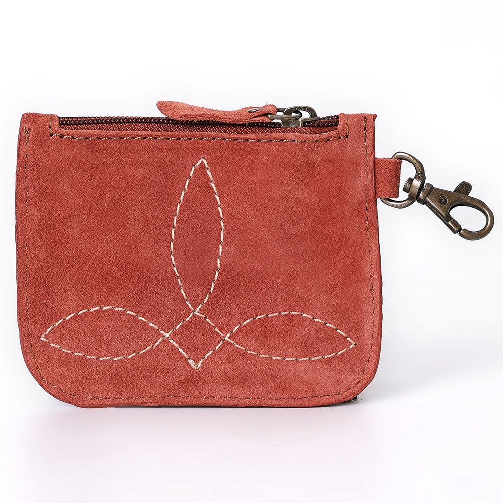 American Darling Coin Purse Hand Tooled Genuine Leather Women Bag Western Handbag |