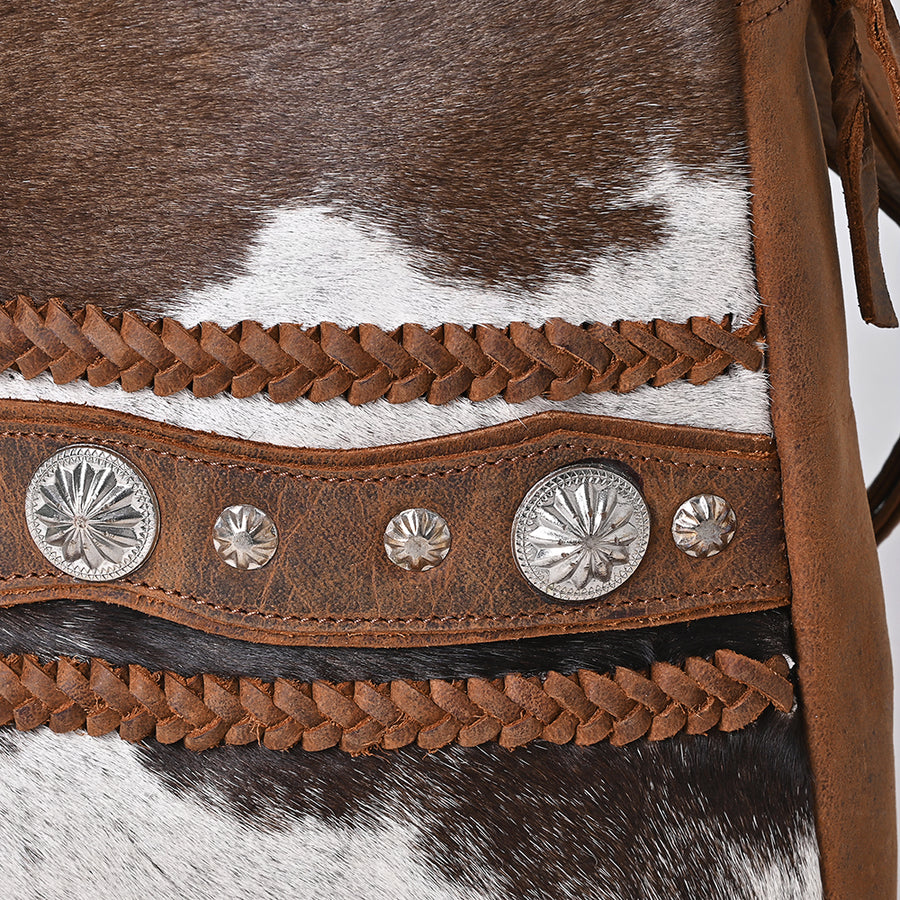 American Darling Sling Hair-On Genuine Leather Women Bag Western Handbag Purse