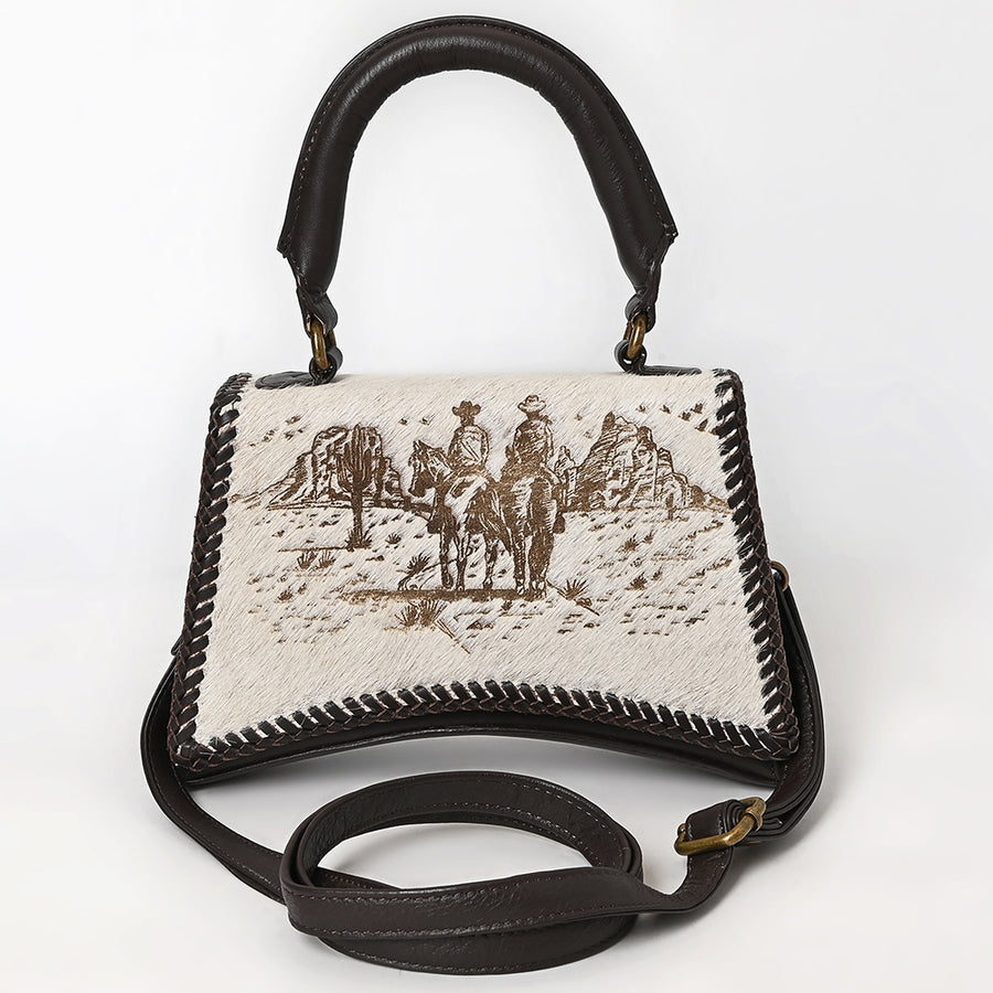 American Darling Crossbody Hair-On Genuine Leather Women Bag Western Handbag Purse
