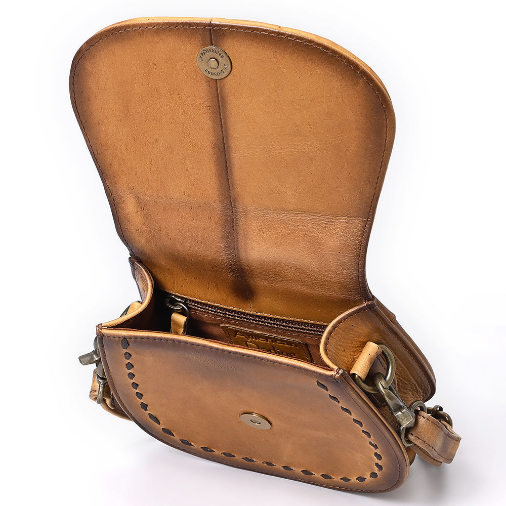 American Darling Crossbody Genuine Leather women bag western handbag purse