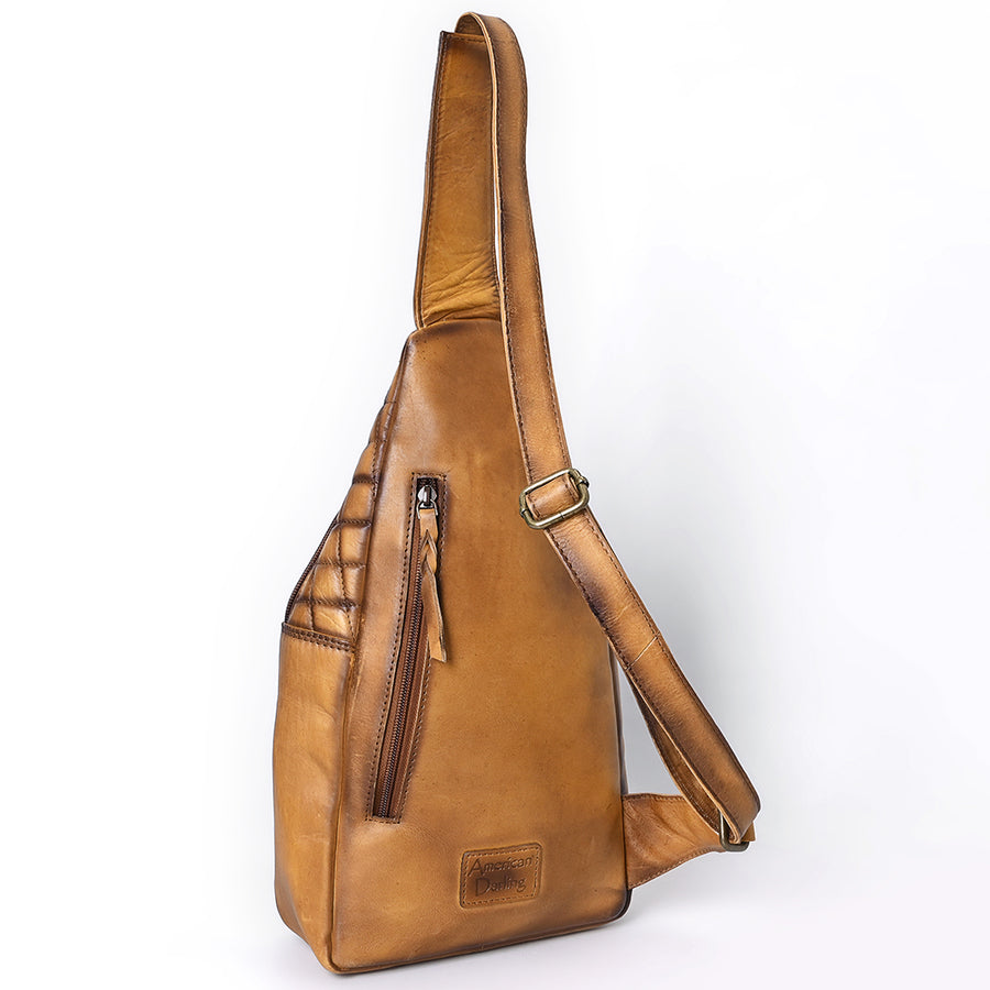 American Darling Sling Genuine Leather Women Bag Western Handbag Purse