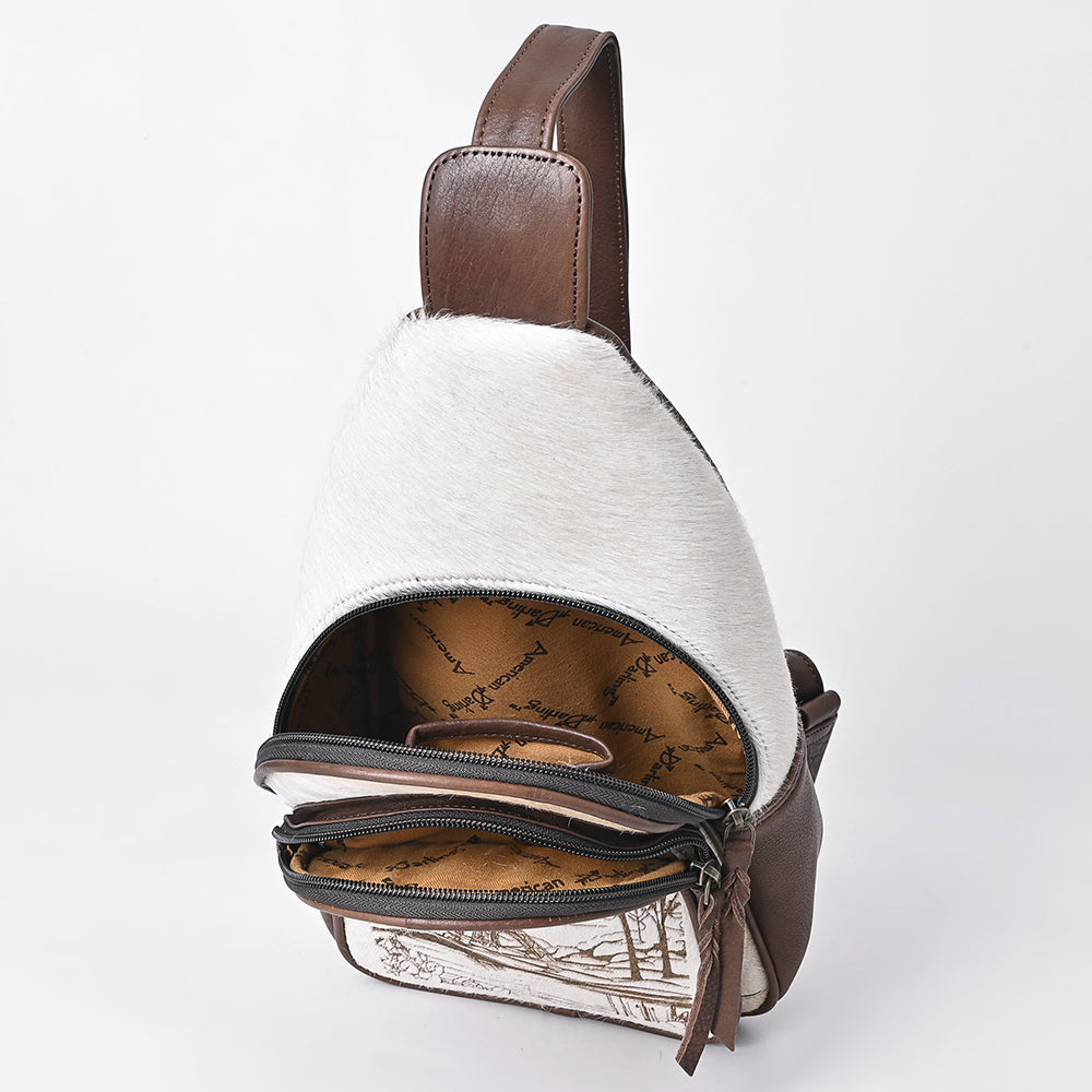 American Darling Sling Hair On Genuine Leather Women Bag Western Handbag Purse |
