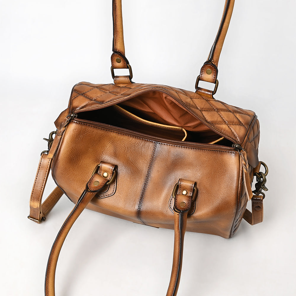 American Darling Cross Body I Hand Tooled Hair-On Genuine Leather Women Bag Western Handbag Purse |