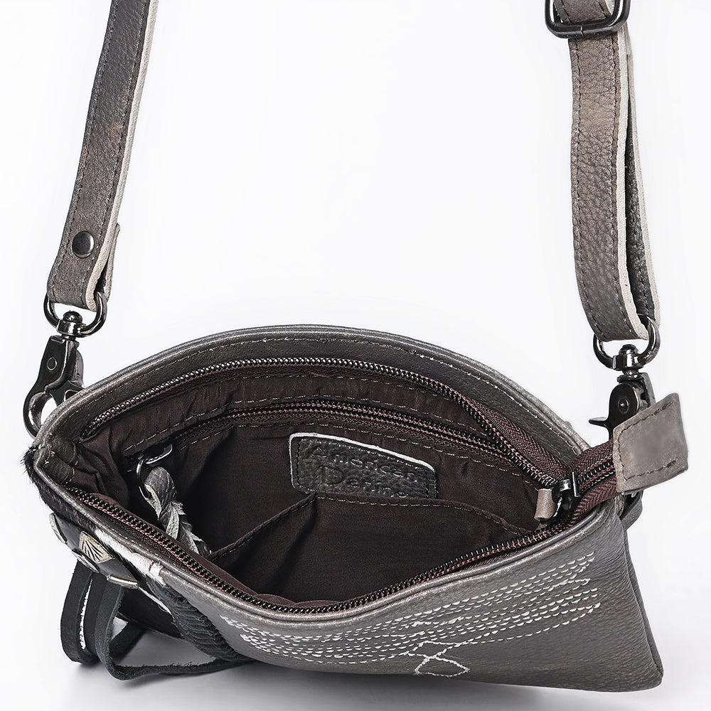 American Darling Crossbody Hair On Genuine Leather Western Women Bag Handbag Purse | for Cute